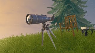 Fortnite Battle Royale  All Telescopes Locations Guide Storm Racers Challenges [upl. by Uranie926]