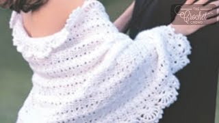 Crochet Simply Shawl [upl. by Stoller]