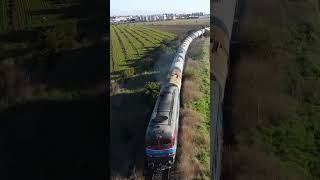 Train GFR Midia Navodari  diesel locomotive  black sea  trainspotting [upl. by Jenks]