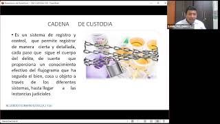 CADENA DE CUSTODIA  QF EXPETIZ FORENSE PLANMED [upl. by Matilde]