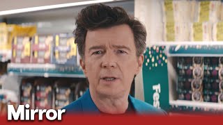 Sainsburys 2023 Christmas advert with Rick Astley [upl. by Leoj]