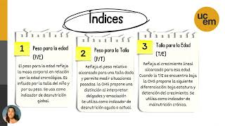 Índices antropométricos en el Recién nacido lactante y preescolar para valoración nutricional [upl. by Hamrah781]