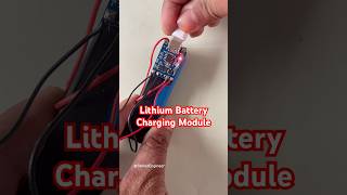 Lithium Battery Charging Module electronics batterycharger diy [upl. by Bellis]