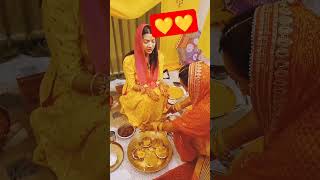 Mangal snan pachadi haldi💛💛 Nandbhabhi emotionalvideo haldiceremony bklifestyle 💛💛 [upl. by Artemas]