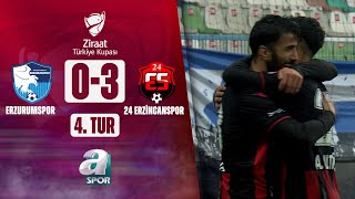 Erzurumspor 03 24 Erzincanspor MAÇ ÖZETİ Ziraat Türkiye Kupası 4 Tur Maç  A Spor  06122023 [upl. by Coke]