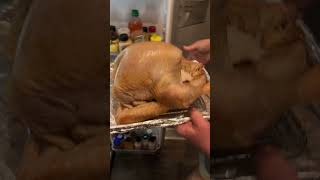 dry turkey skin  crispy turkey skin smokedturkey thanksgivingturkey howtobbqright [upl. by Brownley]