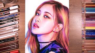 Drawing BLACKPINK Rosé  drawholic [upl. by Bathelda949]