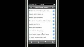 Spotify iPhone Application in action [upl. by Kerred629]