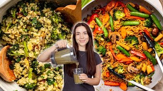 3 Easy Vegan Meals I Eat Every Week  What I Eat in a Day [upl. by Eillac860]