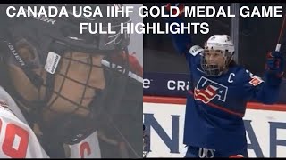 Canada vs USA IIHF 2024 World Championship EPIC Gold Medal Game FULL Highlights [upl. by Opiuuk577]