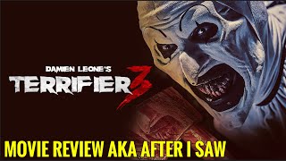 Terrifier 3  Movie Review AKA After I Saw [upl. by Ociredef]