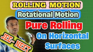 Uniform Pure Rolling Rotational Motion Physics IIT JEENEETClass11 [upl. by Roderich]