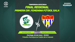 EDM Santa Marta  Sporting Club Garrovilla  Final 1ª Div Fem Fútbol Sala  Diputación de Badajoz [upl. by Ambrogio]