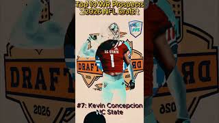 Top 10 WR Prospects  2026 NFL Draft nfl nfldraft collegefootball ncaafootball fantasyfootball [upl. by Else]