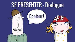 Se présenter en français fle dialogue niveau A1 débutant – communication 1bis [upl. by Aznecniv621]