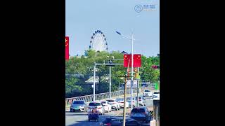 quotThe entire city of Foshan Gaoming is awash in the color of China Redquot 旅行 china foshan [upl. by Angie]