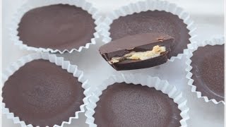 PEANUT BUTTER CUPS SELBER MACHEN  REZEPT  TUTORIAL [upl. by Soule]