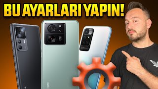 Xiaomi telefonlarda yapılması gereken ayarlar 2 [upl. by Rurik]