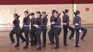 2018 RAFAC Drill Championships  Continuity Arms Drill [upl. by Cristy]