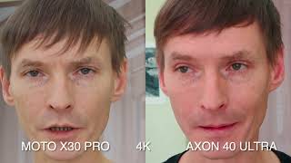 Как он пишет видео  MOTO 30X PRO  Сравнение с AXON 40 ULTRA [upl. by Aenyl46]