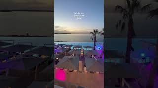 MALTA  Evening Vibes Cafe’ Del Mar qawra scenic ytshorts sunset chill [upl. by Tichonn]