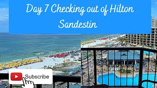 Day 7 Checking out of Hilton Sandestin Resort [upl. by Alegnatal]