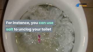 How To Unclog A Toilet Using Salt [upl. by Bilat]