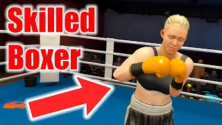 I fight a Skilled Boxer in VR Boxing Game Thrill of the fight 2 [upl. by Camroc171]