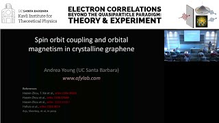 Deviations from ohmic transport in crystalline graphene ferromagnets ▸ Andrea Young UCSB [upl. by Nic11]