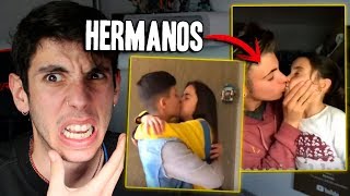 estos HERMANOS se BESAN ¿novios o hermanos TIK TOK [upl. by Raman]