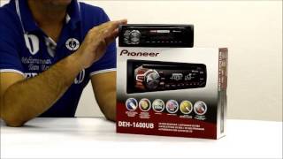 Pioneer DEH1600UB  video recensione [upl. by Aissilem]