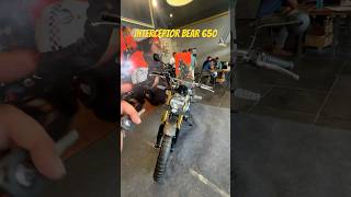 Royal Enfield interceptor BEAR 650  Brief Walkaround amp Exhaust Note [upl. by Aspia474]