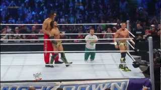 8Man Tag Team Match SmackDown Dec 14 2012 [upl. by Jorgensen987]