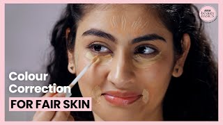 Tips To Cover Dark Spots On Light Skin Tone  How To Color Correct Fair Skin  Beauty Basics  Nykaa [upl. by Thorfinn356]