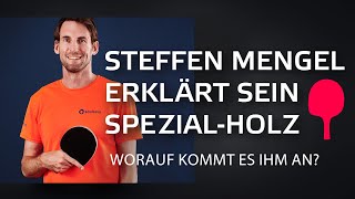 🏓 TischtennisProfi Steffen Mengel erklärt warum sein Tischtennisschläger so anders aussieht [upl. by Lebiram712]