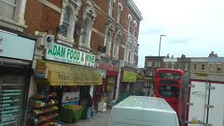 Full Route Visual35 Clapham Junction  Shoreditch Church [upl. by Tooley441]