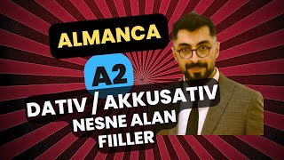 ALMANCA A2  DERS 2 Verben mit Dativ und Akkusativ almanca goethe telc deutschland [upl. by Namlak100]