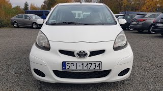 TOYOTA AYGO 10 VVTi 68KM 2010r Tylko 103000km Bezwypadkowa KLIMA Bardzo Zadbana Zarejestrowana [upl. by Marva]