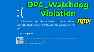 How To Fix DPC Watchdog Violation in Windows 11 [upl. by Buck]