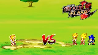 SSF2 Mods OP Super Sonic vs OP Super Revamp Archie Super Sonic and Serious Sonic [upl. by Laing]