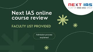 Next IAS Online Classes Review  Next IAS live Coaching  Next IAS Ojha Sir LetsTalk [upl. by Nauqes]