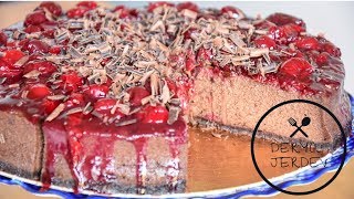 Çikolatalı Vişneli Cheesecake Yapımı [upl. by Averi]