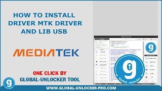 How to Install Driver MTK dRivers And Lib USB [upl. by Sanjay]