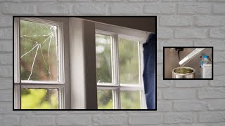 How to Repair a Cracked Glass Window in Just 5 Minutes [upl. by Abba801]