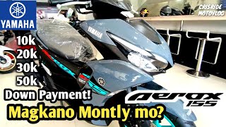 Pinaka Murang Yamaha Aerox155 20232024 Price and installment update CRISRIDE MOTOVLOG [upl. by Darell]