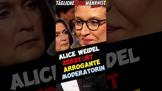 Alice Weidel zerstört arrogante Moderatorin aliceweidel [upl. by Alene788]