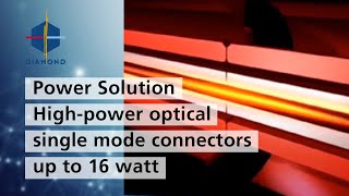 Power Solution  Highpower optical single mode connectors up to 16 watt [upl. by Beeck]