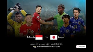 LIVE INDONESIA VS JEPANG  LINK STREAM timnasindonesia timnas timnasday [upl. by Cirillo]