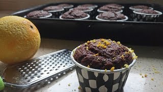 Portakallı Kakaolu Cupcake  Muffin Tarifi [upl. by Tnahsin]