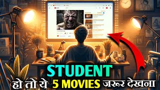 Top 5 Must Watch Motivational Movies For Students in Hindi  Inspirational Movies [upl. by Schaeffer901]